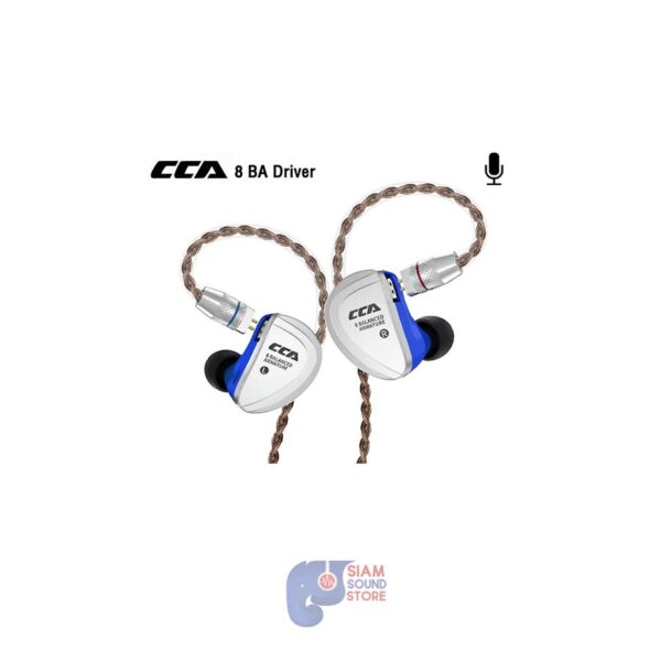 หูฟังอินเอียร์ CCA รุ่น C16 BA 8 Driver Microphone